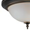 Westinghouse Fixture Ceiling Flush-Mount 60W 2-Light Harwell 13In Amber Bronze Frosted Glass 6304800 - alternate 5